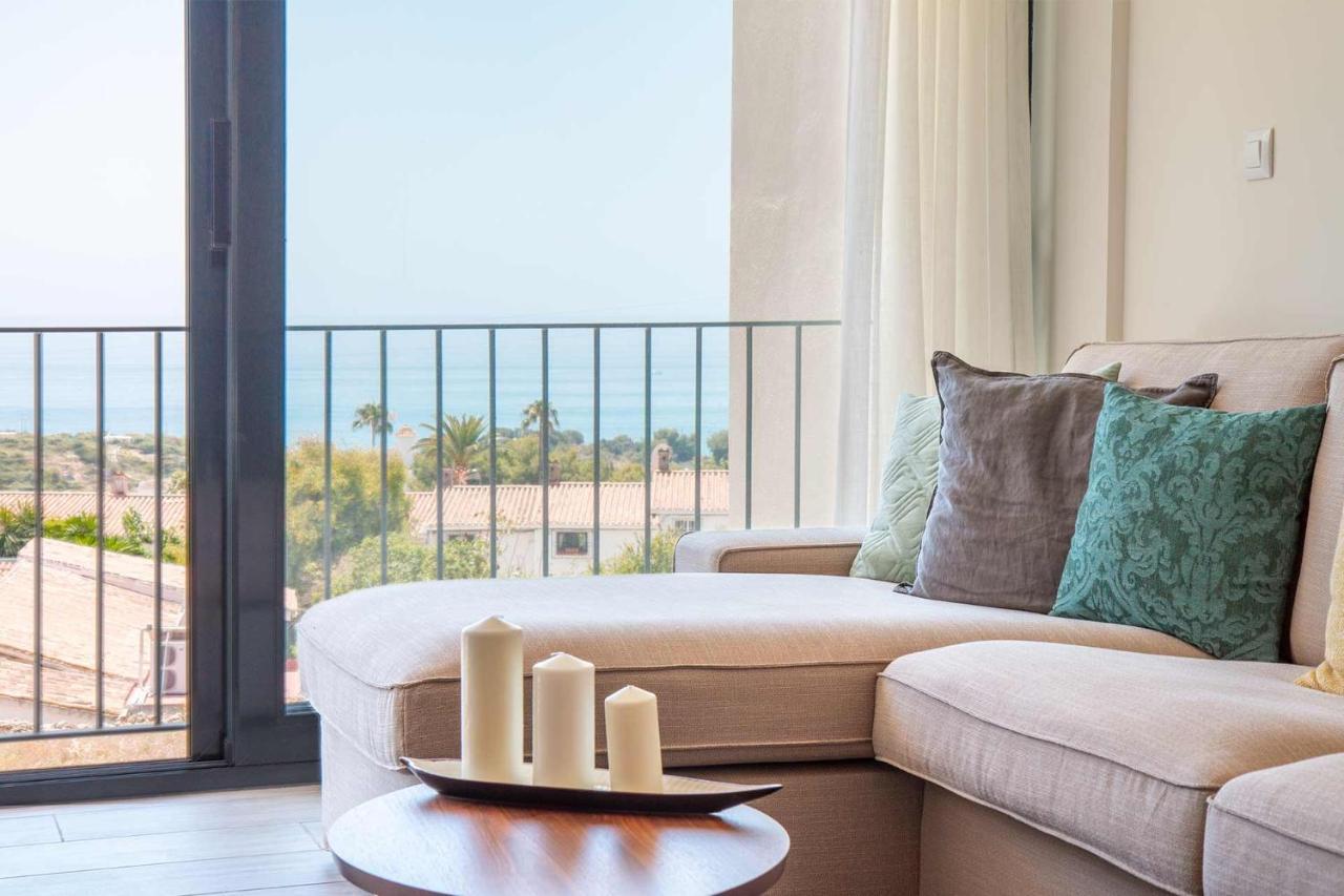 Capistrano Garden, Piscina Privada Y Vistas Al Mar Villa Nerja Luaran gambar